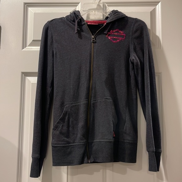 Harley Davidson joggers set with long sleeve shirt - Picture 3 of 10